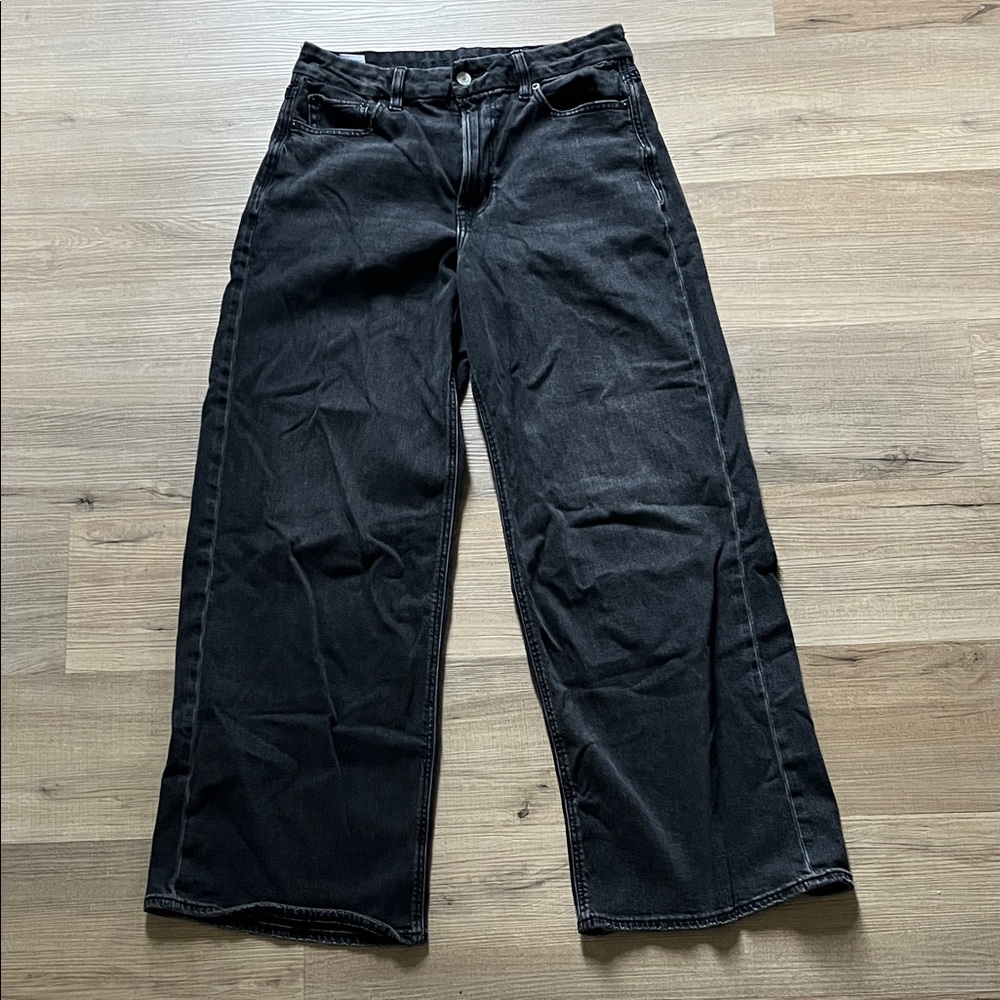 American Eagle Outfitters Women's Black Relaxed Jeans